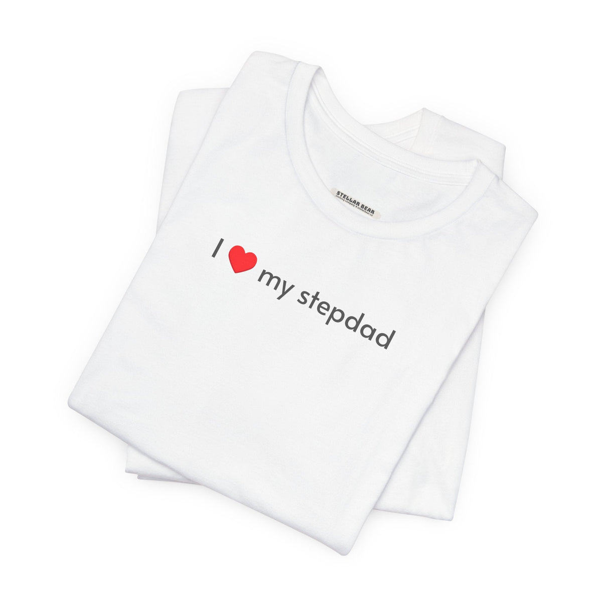 I Love My Stepdad Minimalist Style T-Shirt product image 2