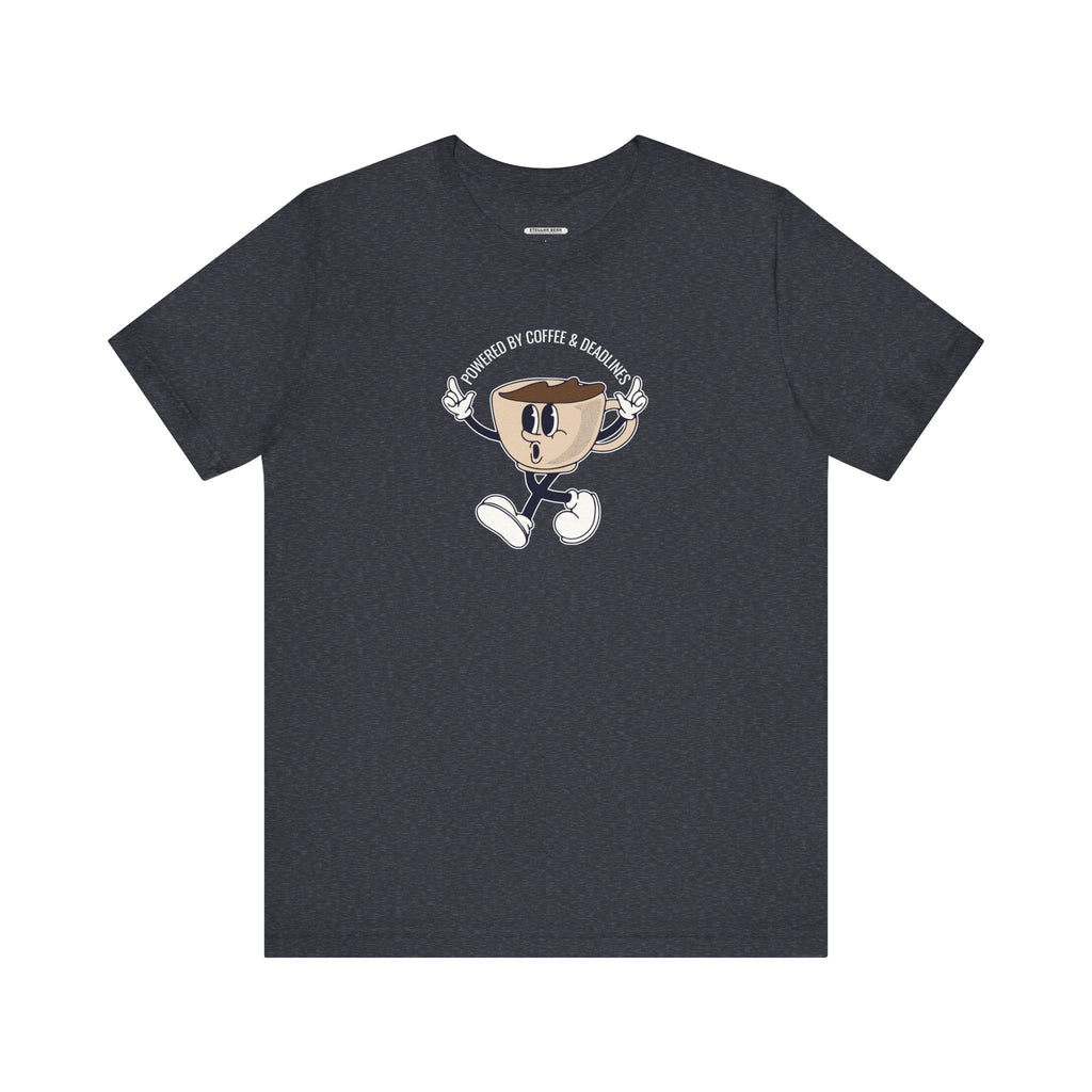 Powered by Coffee and Deadlines Graphic T-Shirt product image 12