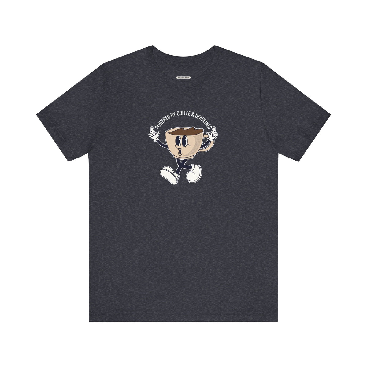 Powered by Coffee and Deadlines Graphic T-Shirt product image 12
