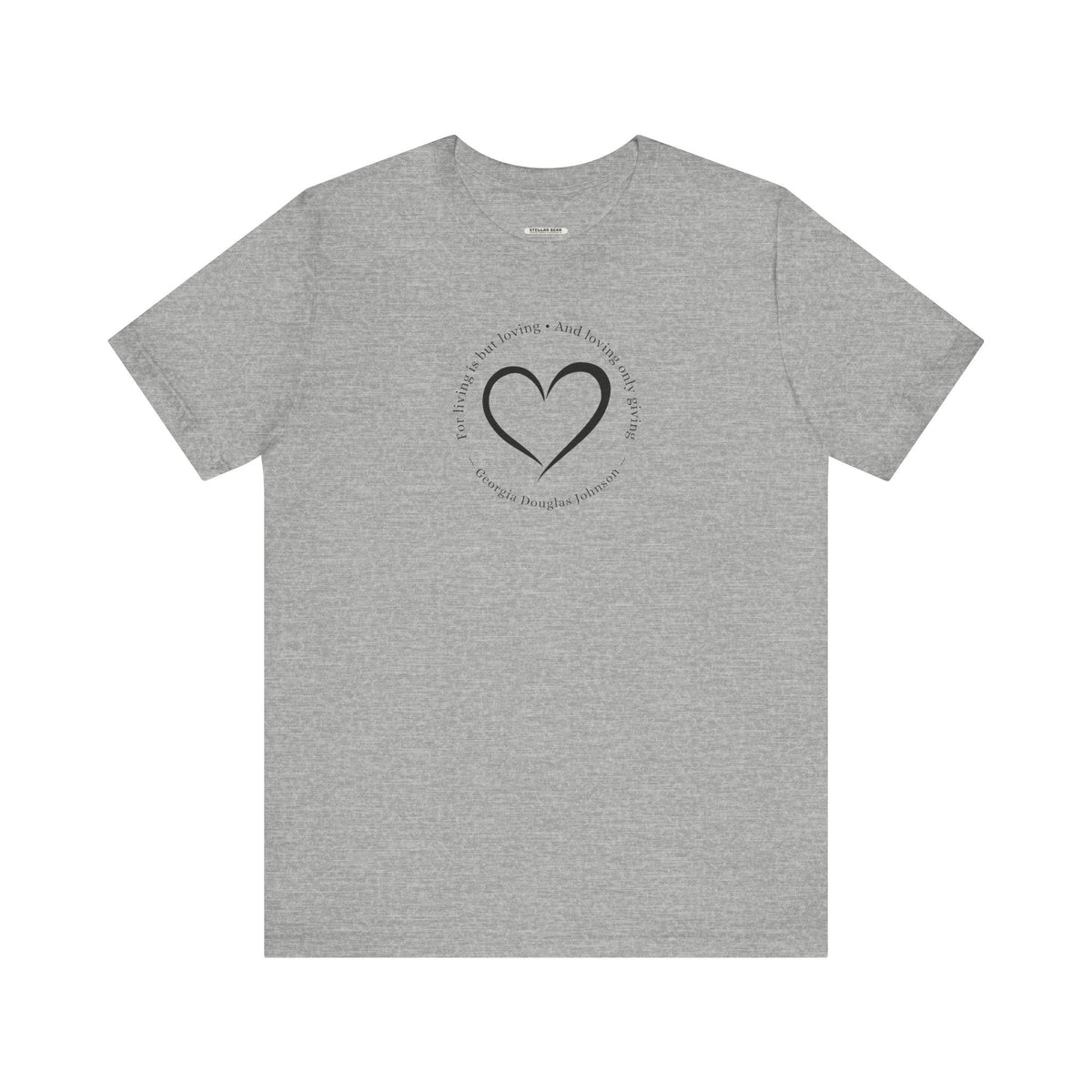 For Living is But Loving, and Only Giving Quote T-Shirt product image 9