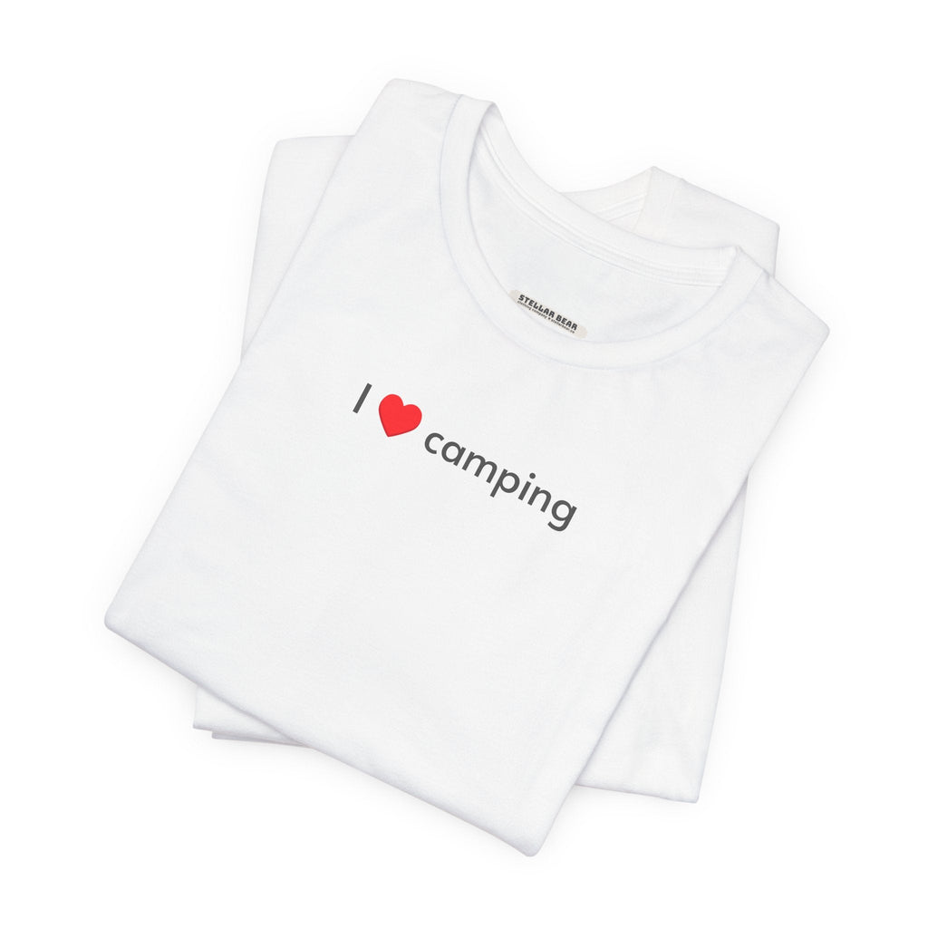 I Love Camping Minimalist Style T-Shirt product image 13