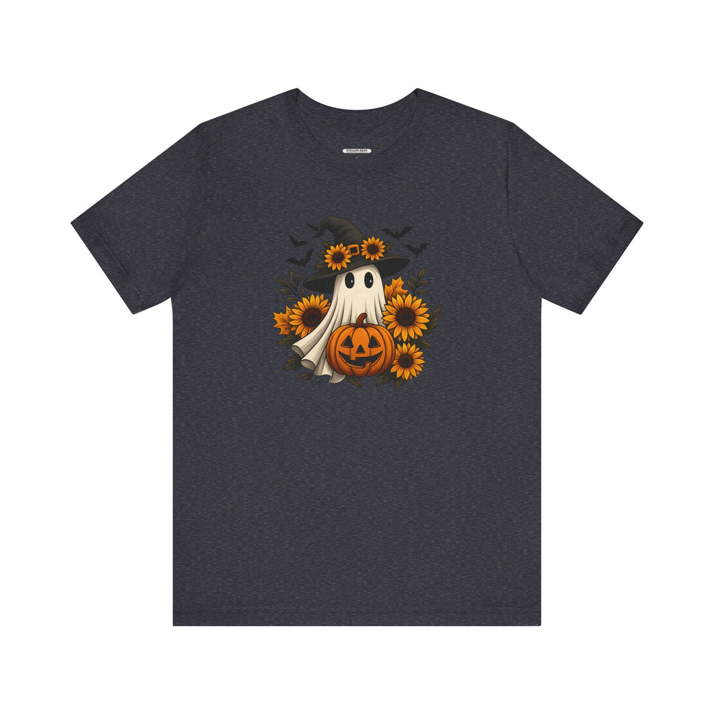 Ghost Witch, Sunflowers &Pumpkin Graphic T-Shirt product image 12