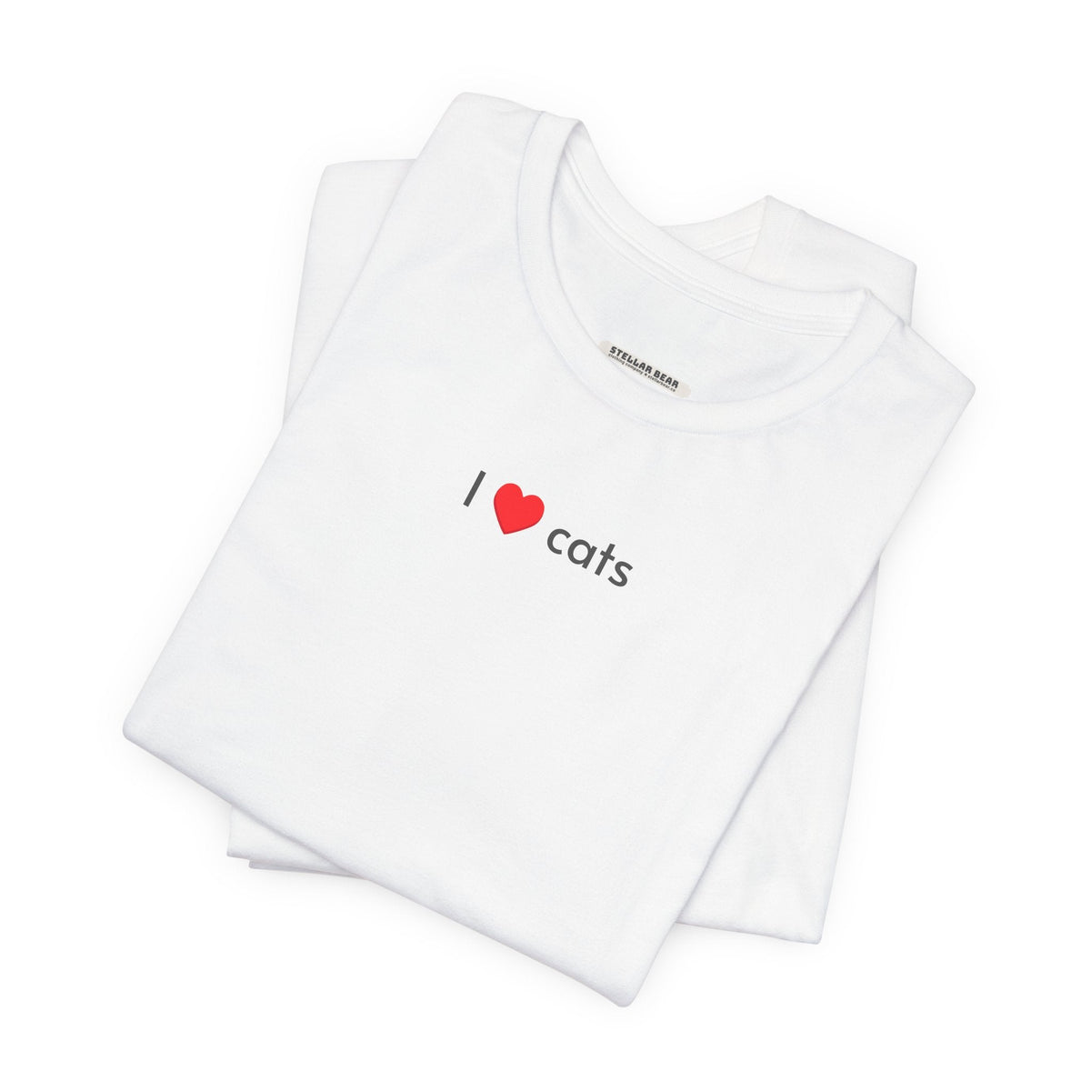I Love Cats Minimalist Style T-Shirt product image 14