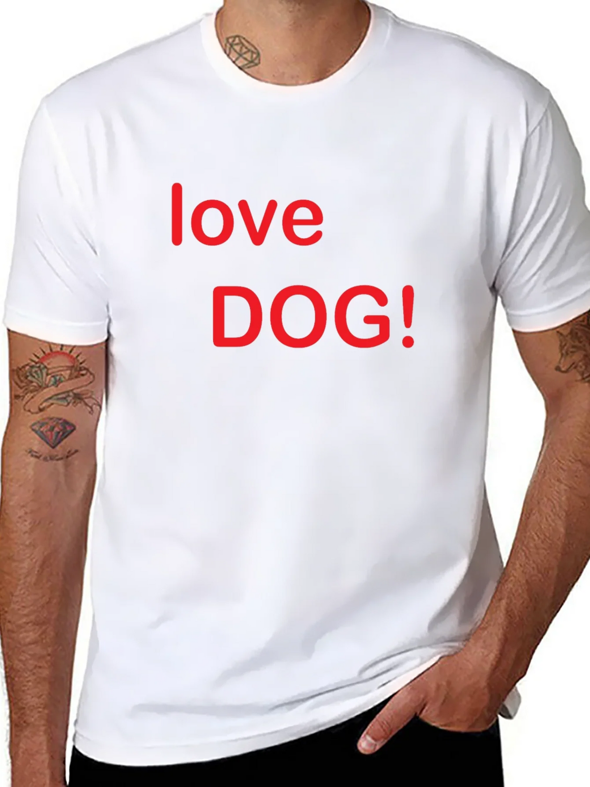 Love DOG! Graphic Tee - Black Short Sleeve product image 2