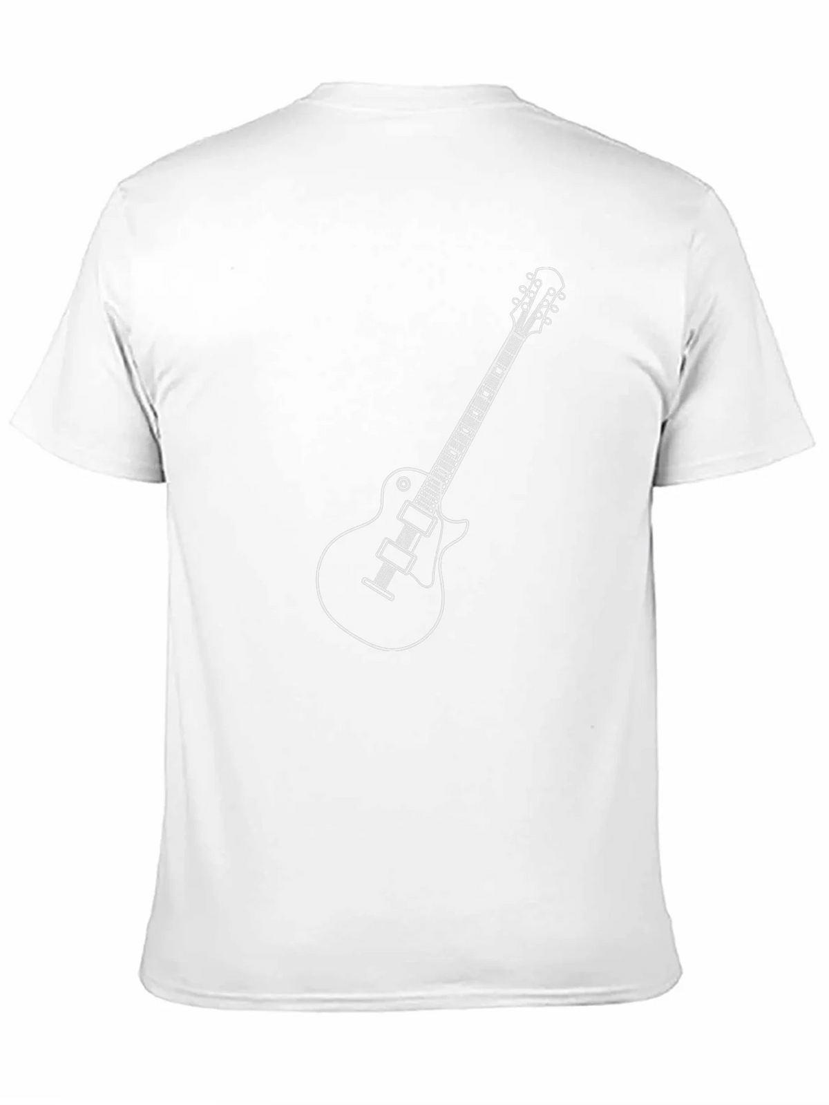 Electric Guitar Graphic Tee - Black Cotton T-Shirt product image 10
