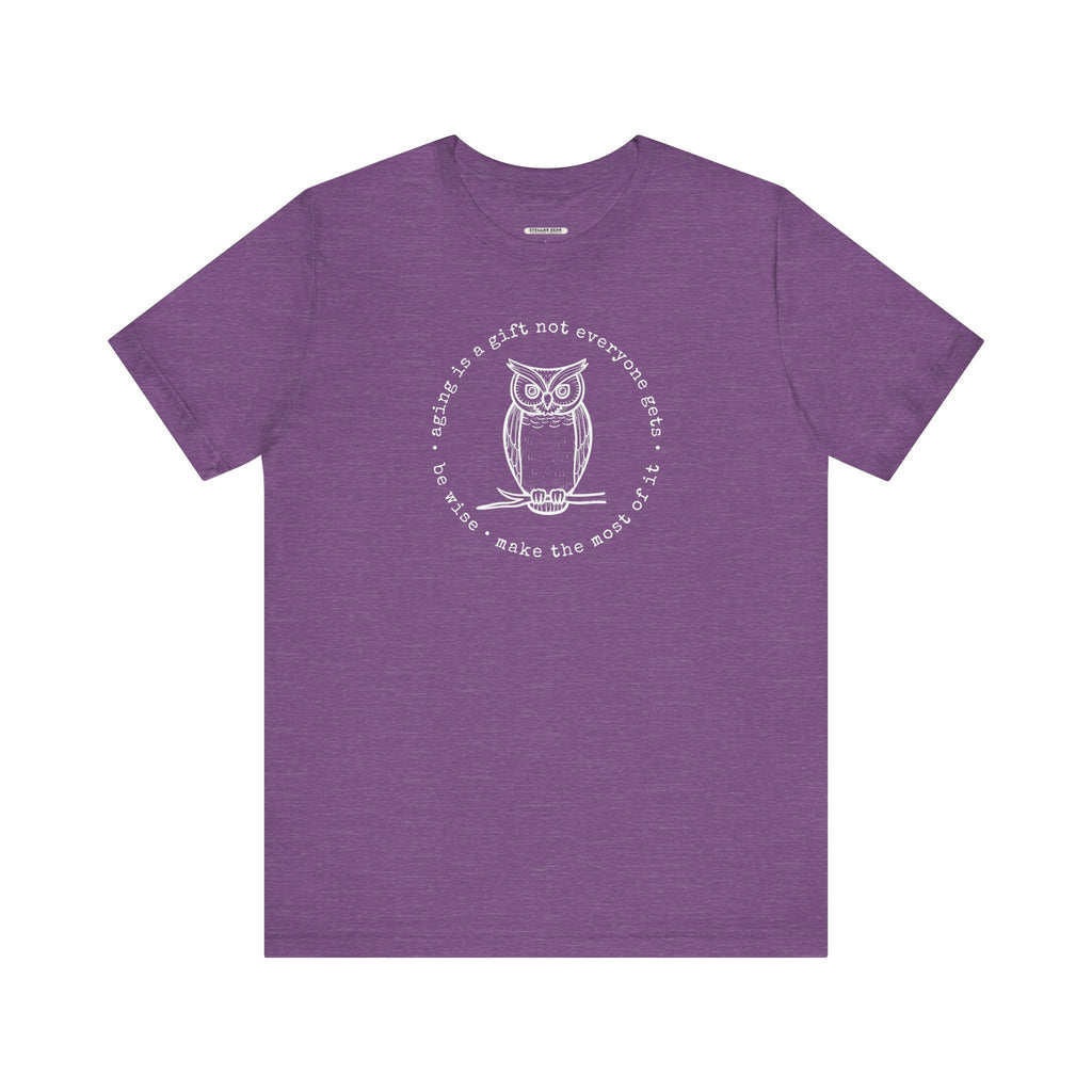 Aging is a Gift Not Everyone Gets, Owl Version Graphic product image 14