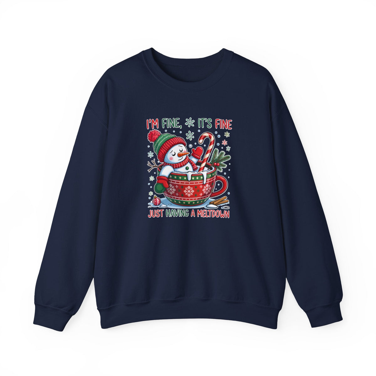 I'm Fine, It's Just Having a Meltdown Graphic Sweatshirt product image 2