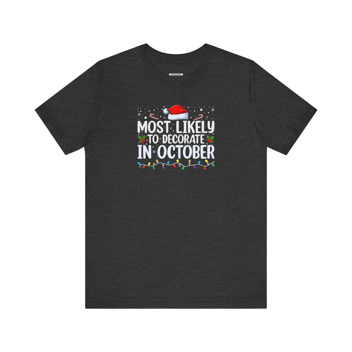 Most Likely to Decorate in October Graphic T-Shirt product image 7