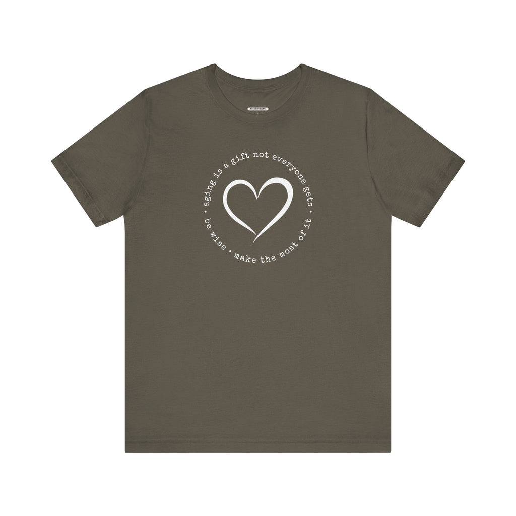 Aging is a Gift Not Everyone Gets, Heart Version Graphic product image 13