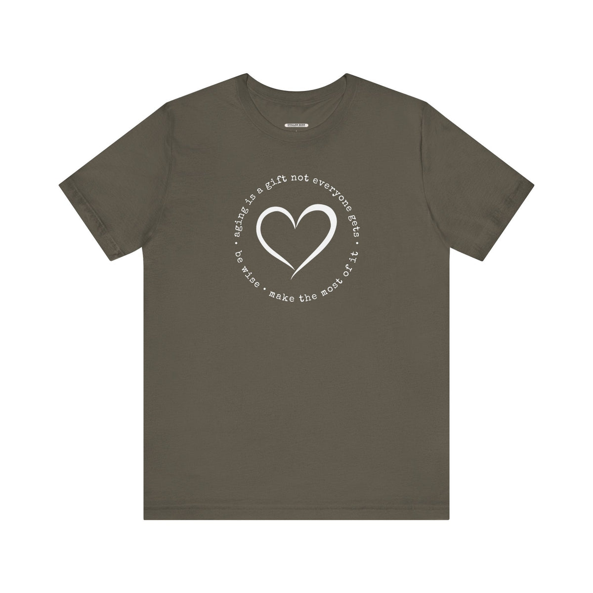 Aging is a Gift Not Everyone Gets, Heart Version Graphic product image 13