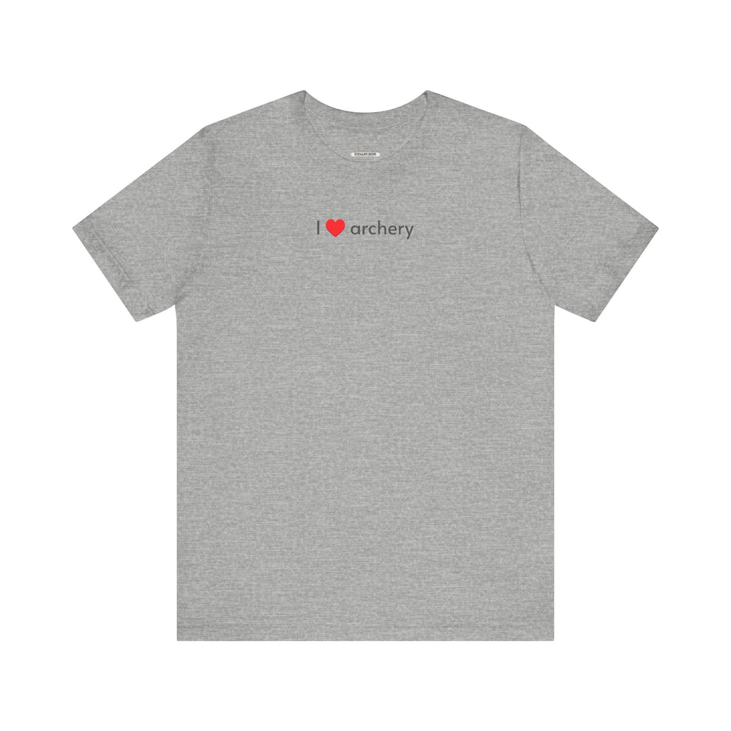 I Love Archery Minimalist Style T-Shirt product image 11