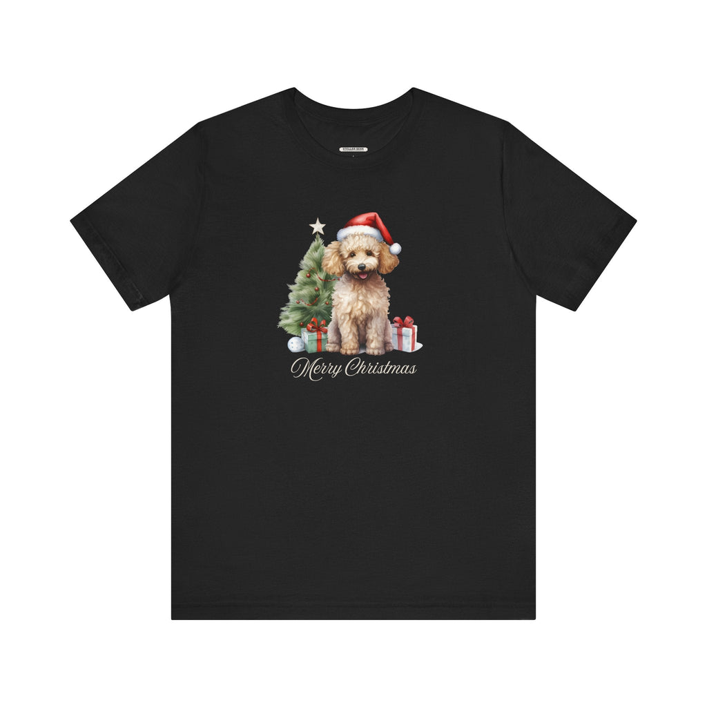 Poodle Merry Christmas Graphic T-Shirt product image 5