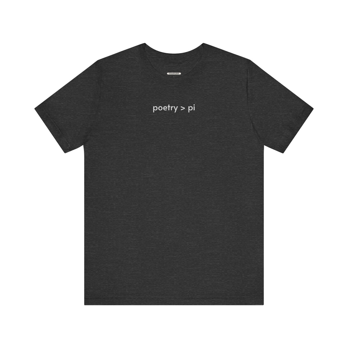 Poetry is Greater Than Pi Minimalist Style T-Shirt product image 8