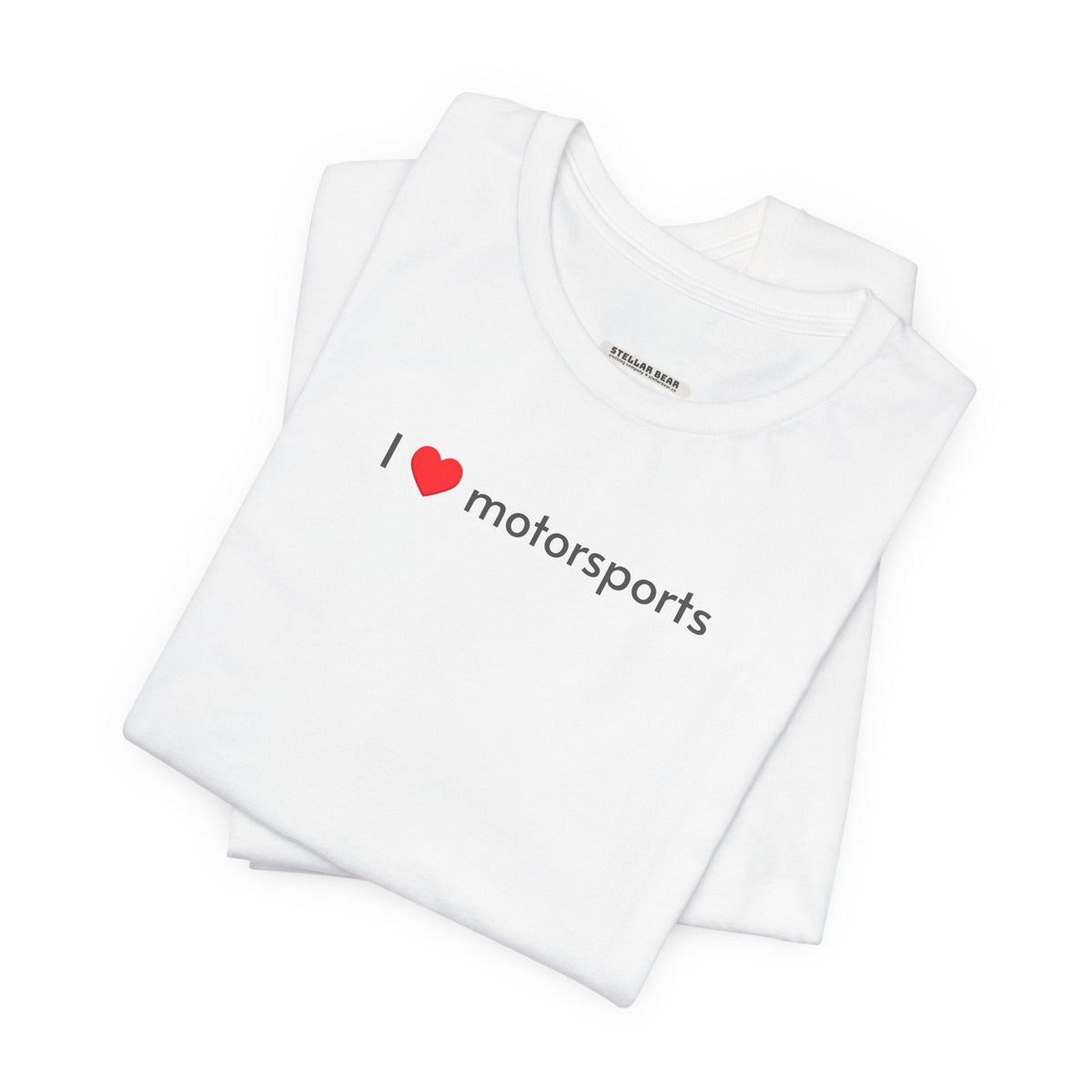 I Love Motorsports Minimalist Style T-Shirt product image 10