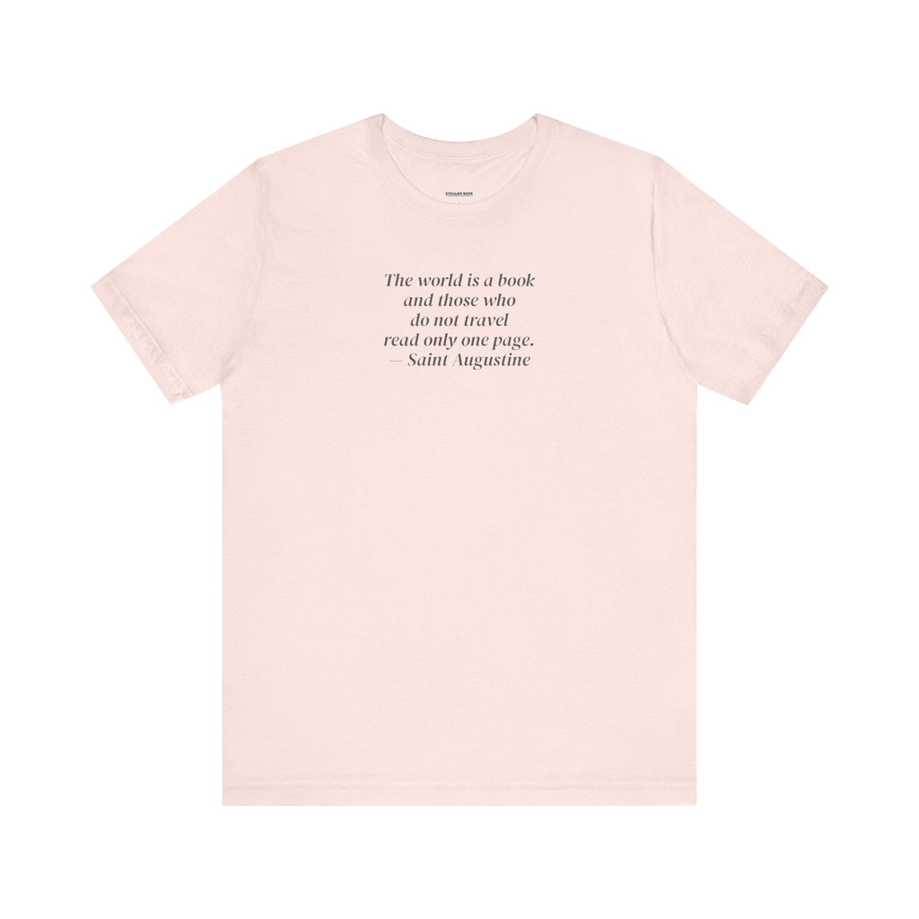 The World is a Book ... Travel Minimalist Style T-Shirt product image 13