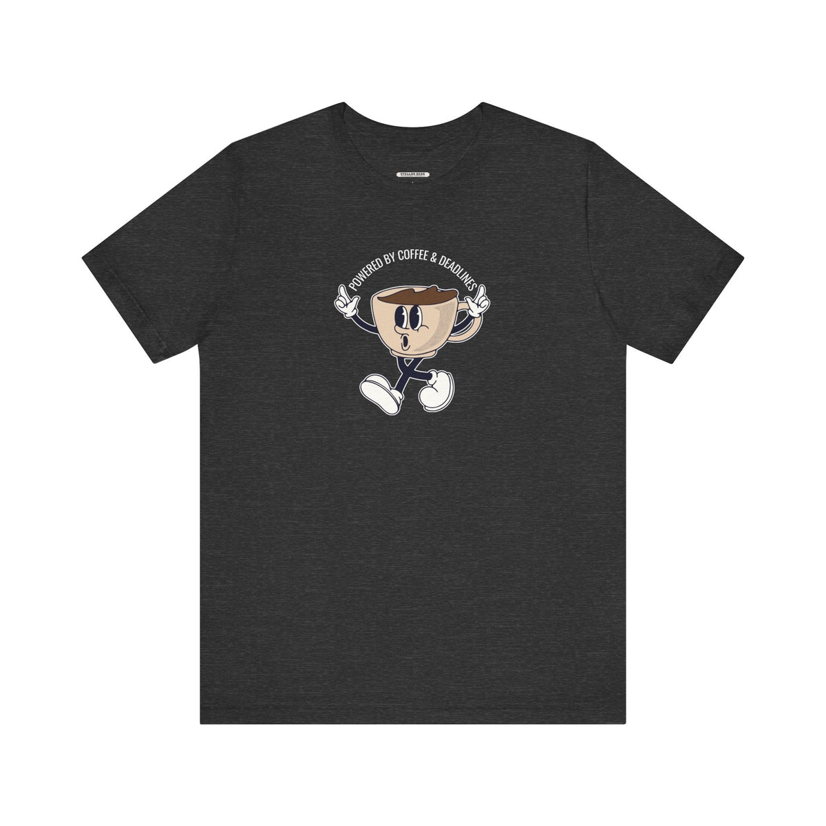 Powered by Coffee and Deadlines Graphic T-Shirt product image 13