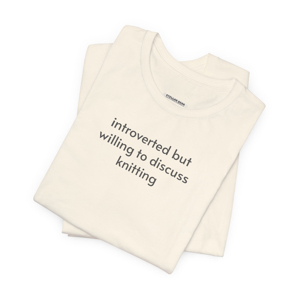 Introverted but Willing to Discuss Knitting Minimalist product image 2