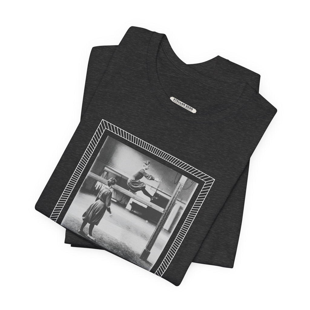 On the Balance Beam 1902 Vintage Graphic T-Shirt product image 1