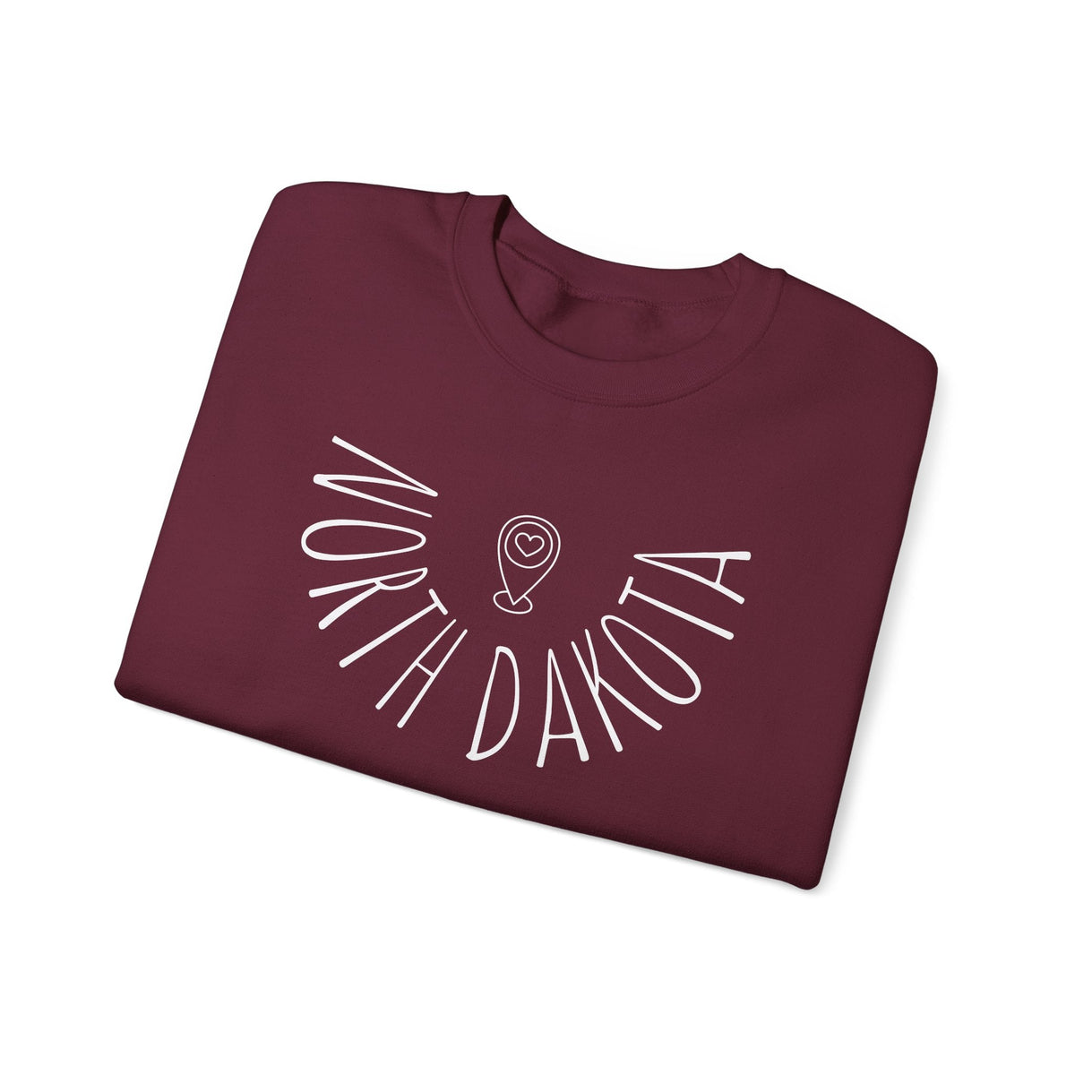 North Dakota Liquid Letters Graphic Sweatshirt product image 10