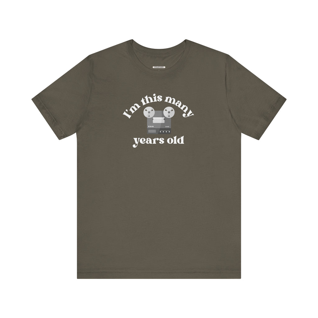 I'm This Many Years Old (Reel to Graphic T-Shirt product image 13