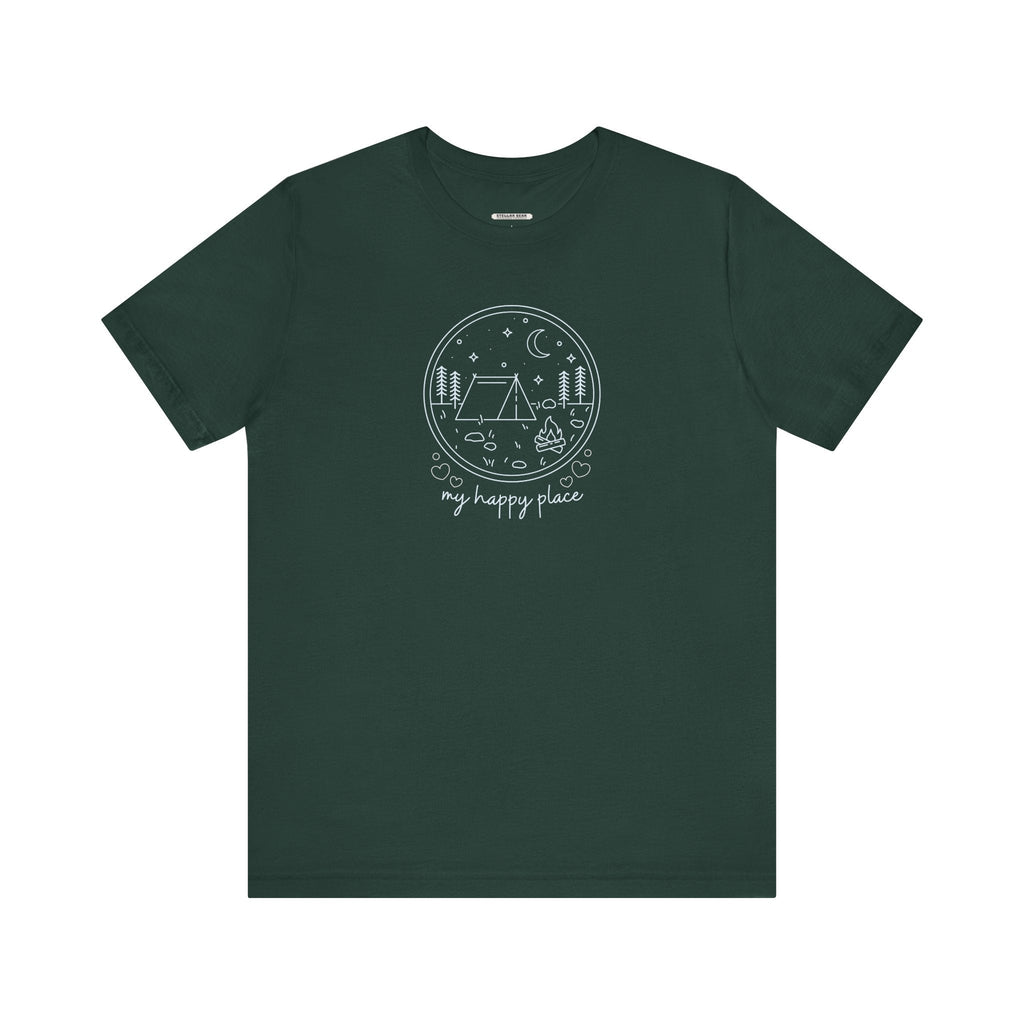 My Happy Place (Camping) Graphic T-Shirt product image 11