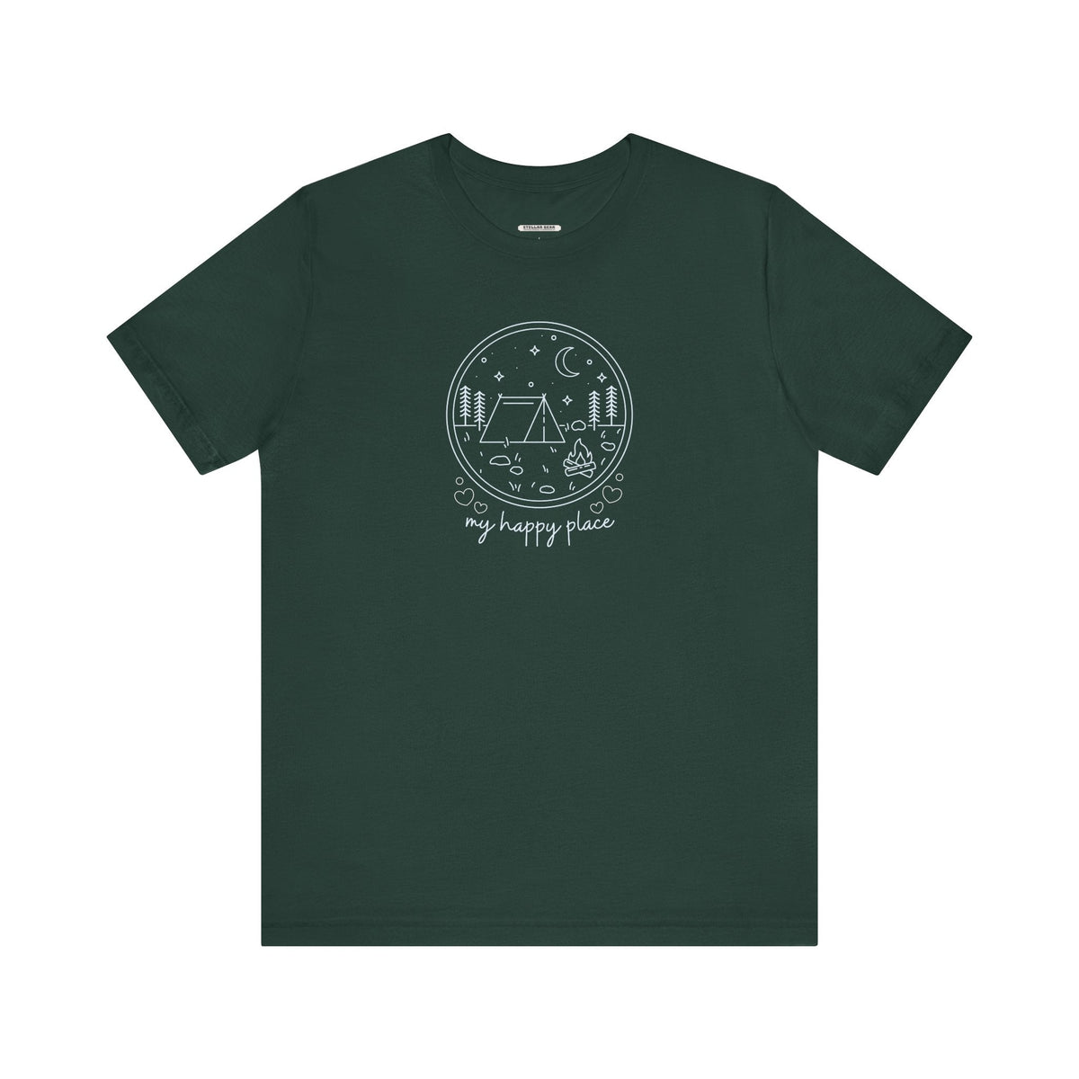 My Happy Place (Camping) Graphic T-Shirt product image 11