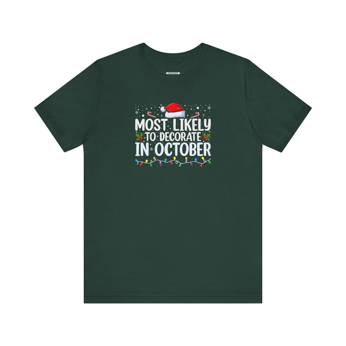 Most Likely to Decorate in October Graphic T-Shirt product image 9