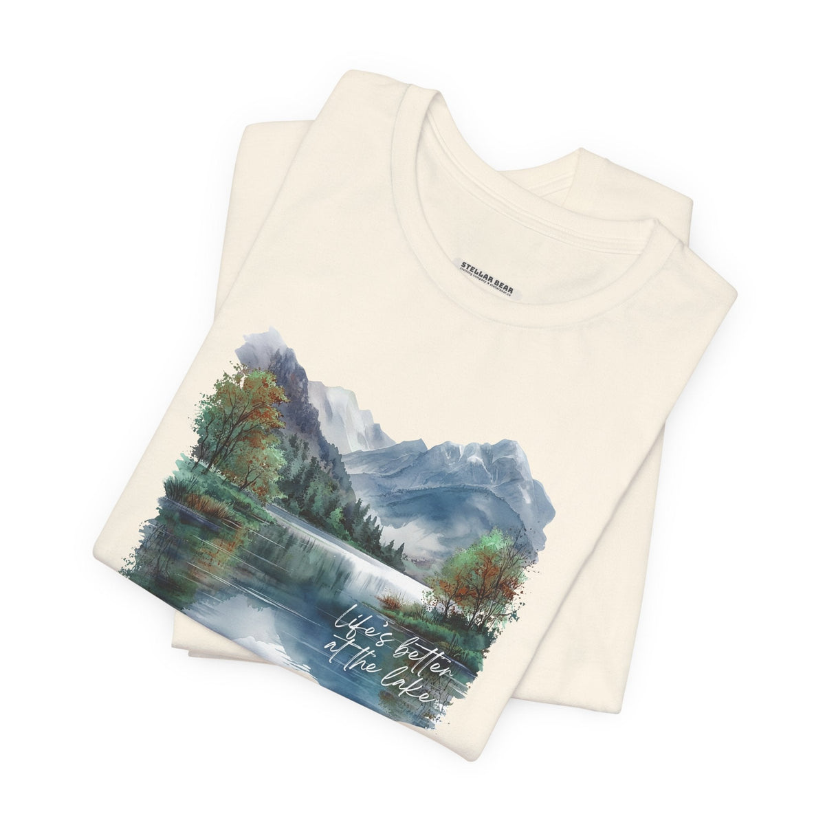 Life's Better at the Lake, Fall Trees Graphic T-Shirt product image 6
