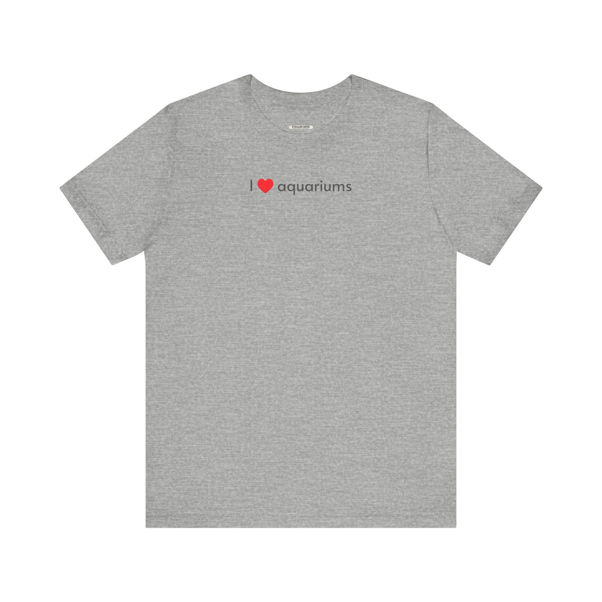 I Love Aquariums Minimalist Style T-Shirt product image 13