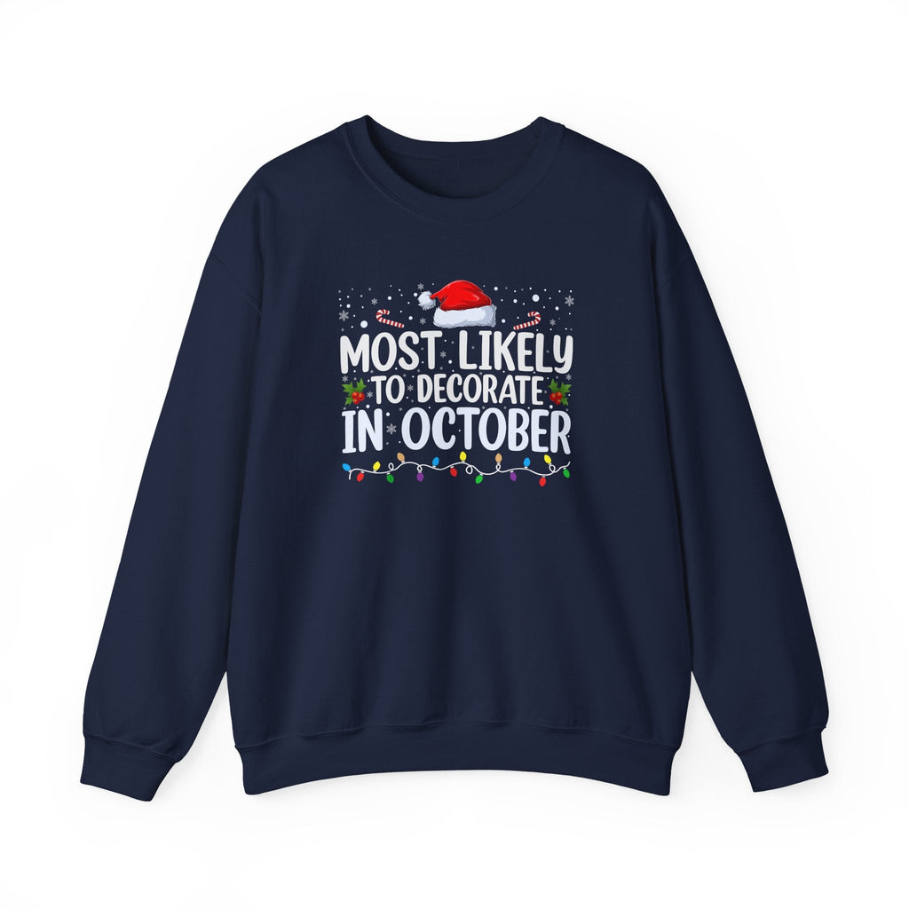 Most Likely to Decorate in October Graphic Sweatshirt product image 9