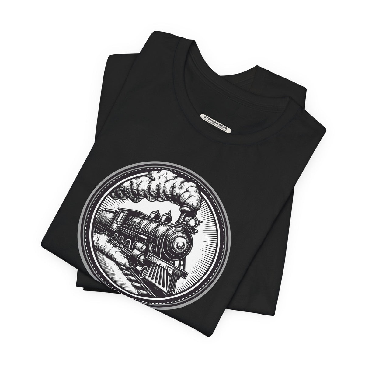 Steam Train Vintage Objects Graphic T-Shirt product image 6