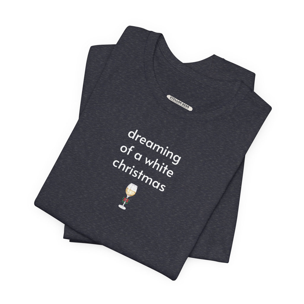 Dreaming of a White Christmas Minimalist Style T-Shirt product image 2