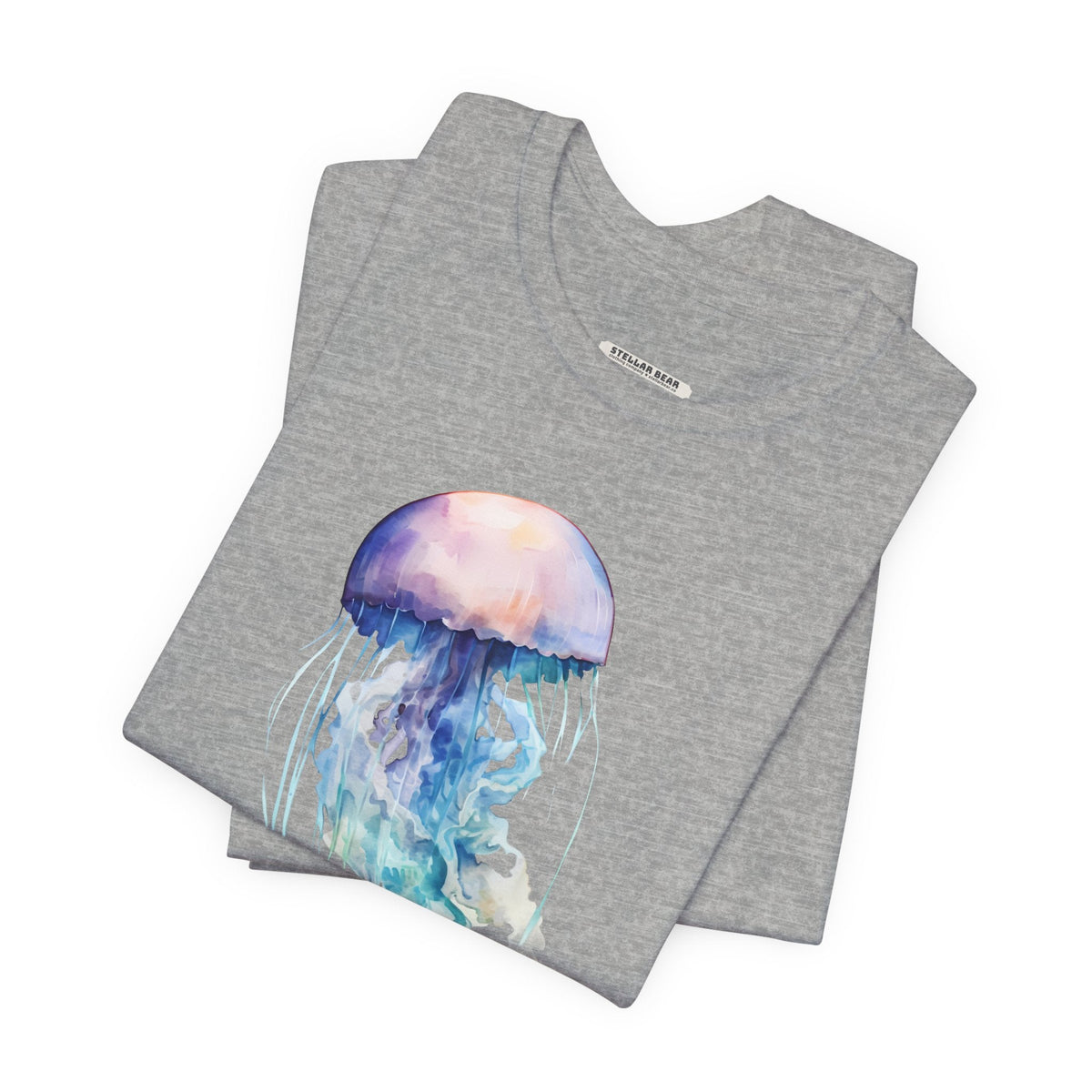 Jellyfish Lavender Green Graphic T-Shirt product image 7