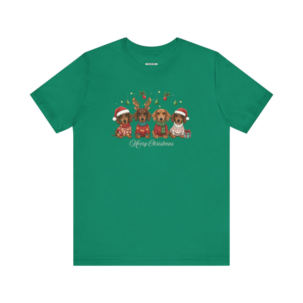 Dachshund Merry Christmas Graphic T-Shirt product image 8