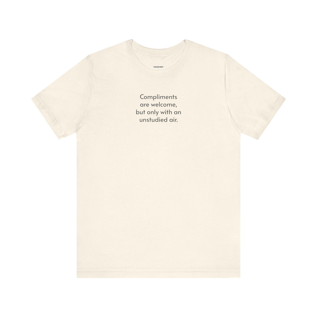Compliments are Welcome, But Only with an Unstudied Air product image 11