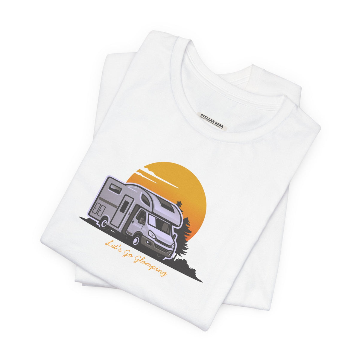 Let's Go Glamping RV Graphic T-Shirt product image 8