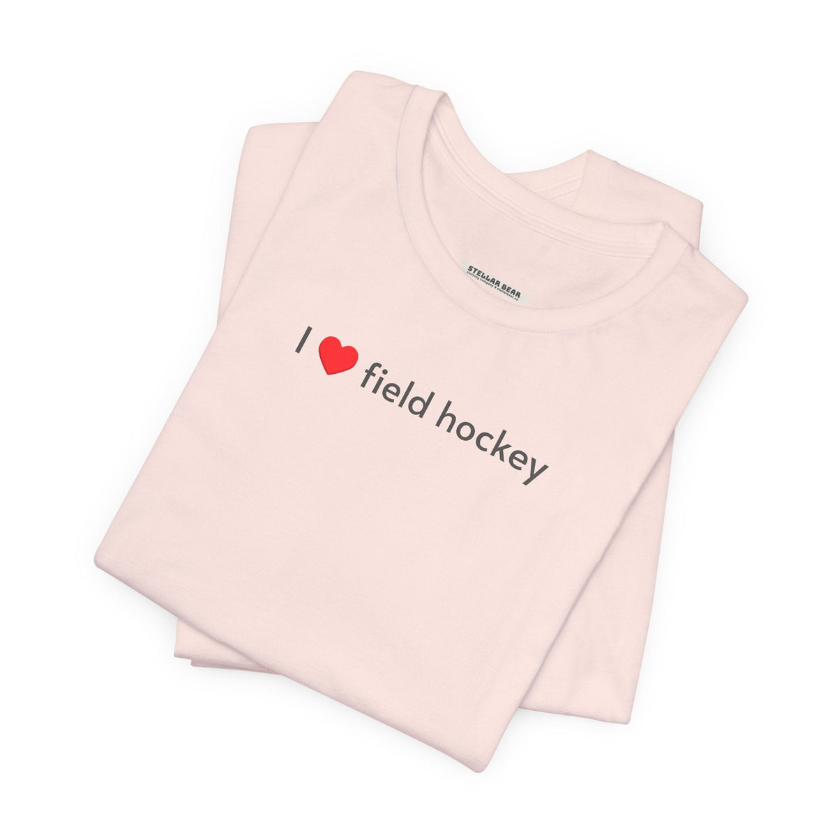I Love Field Hockey Minimalist Style T-Shirt product image 7