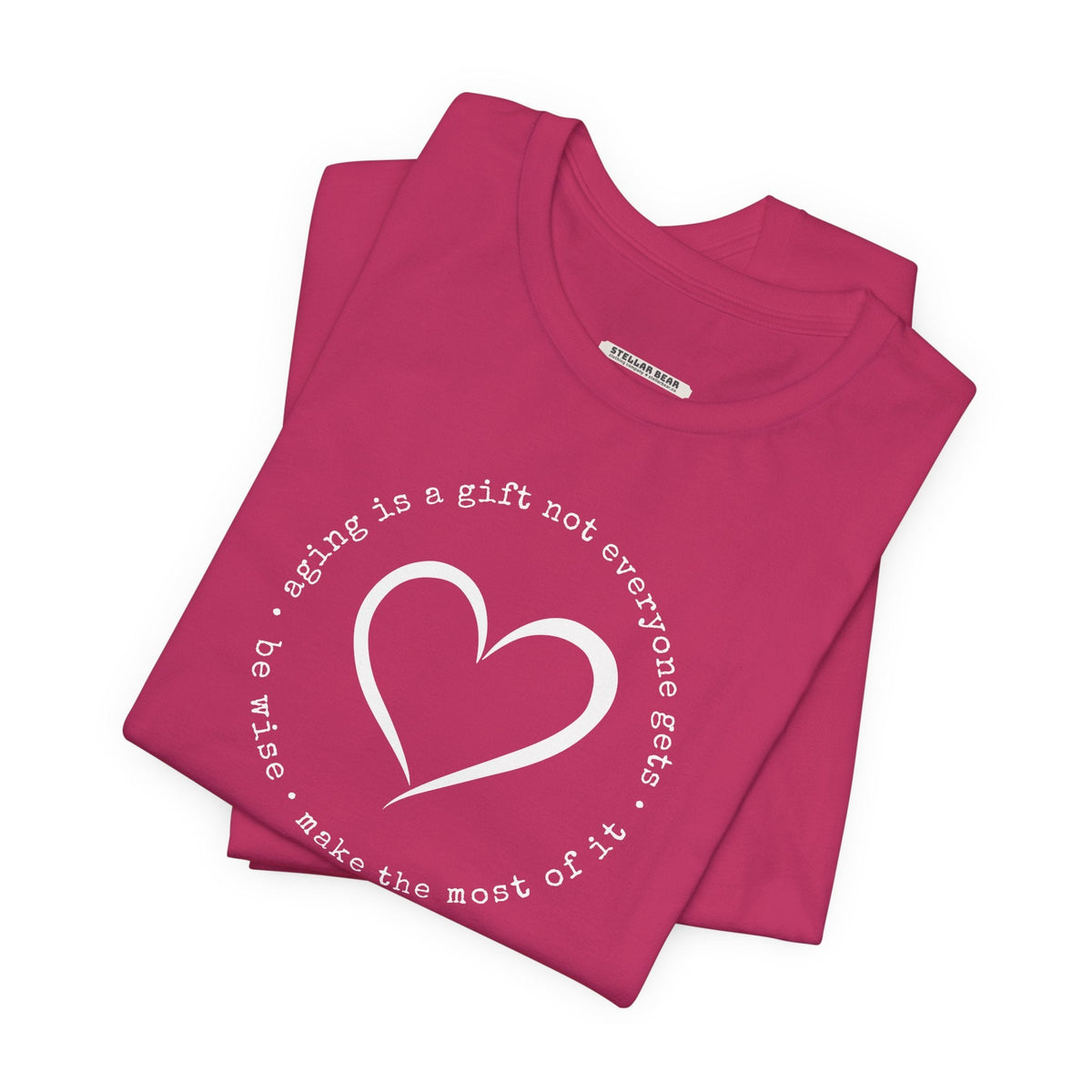 Aging is a Gift Not Everyone Gets, Heart Version Graphic product image 4