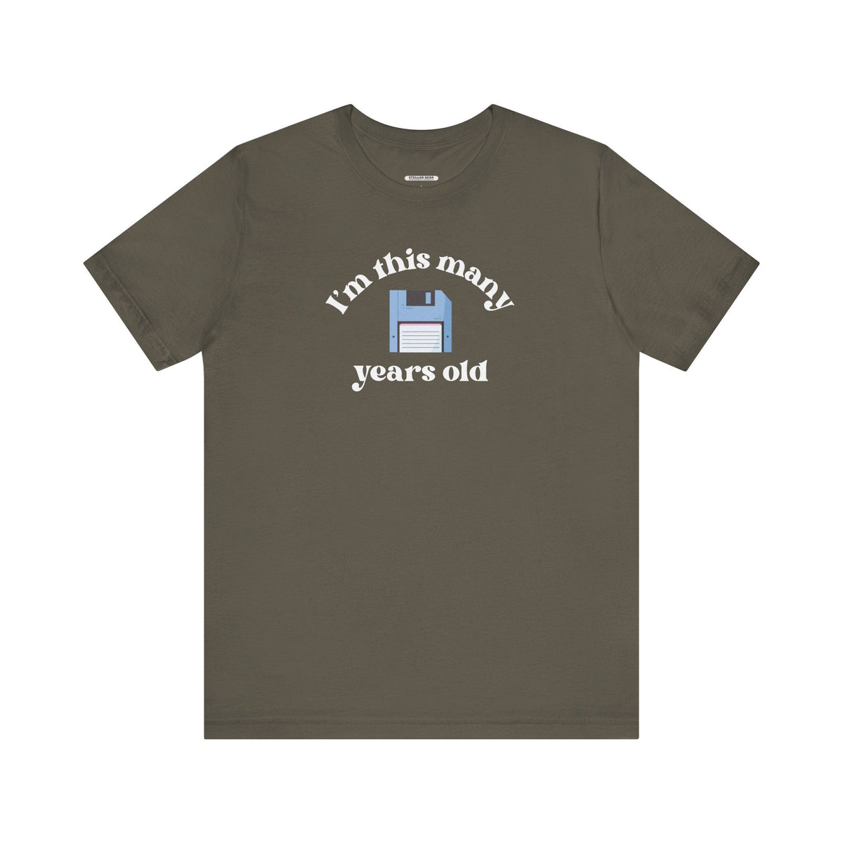 I'm This Many Years Old (Floppy Disk) Graphic T-Shirt product image 13