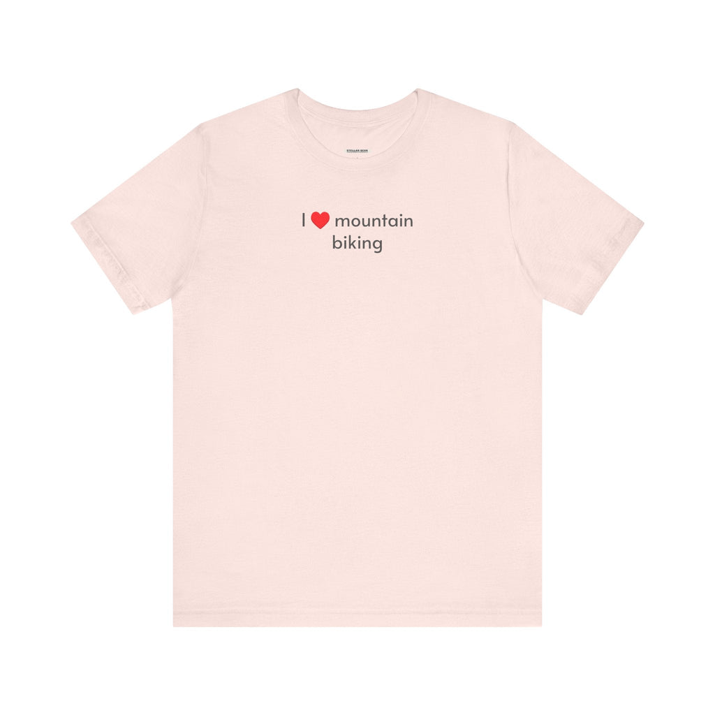 I Love Mountain Biking Minimalist Style T-Shirt product image 10