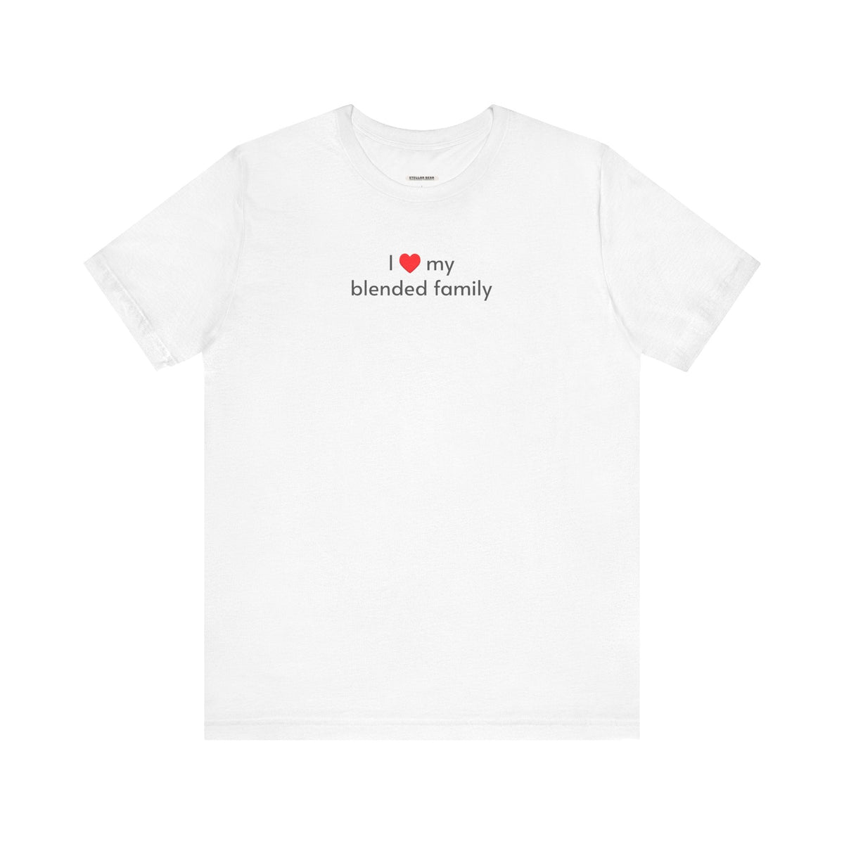 I Love My Blended Family Minimalist Style T-Shirt product image 11