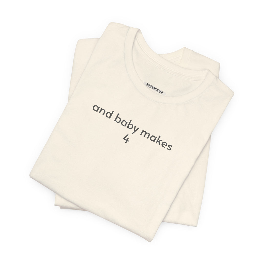And Baby Makes (Personalized Number) T-Shirt product image 5