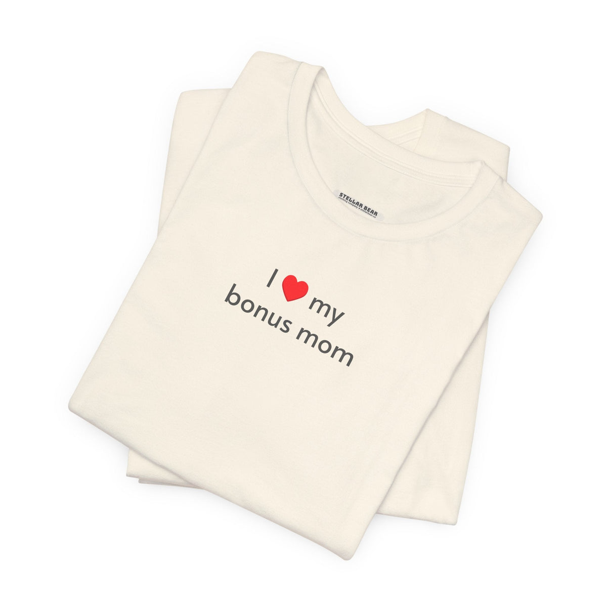I Love My Bonus Mom Minimalist Style T-Shirt product image 4