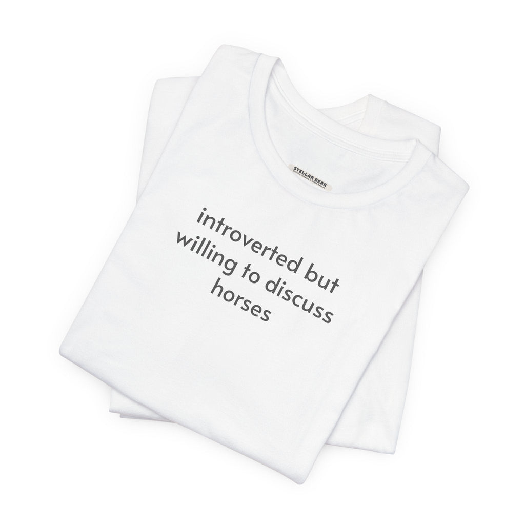Introverted but Willing to Discuss Horses Minimalist Style product image 3