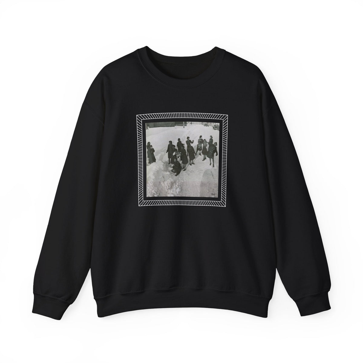 Snowball Fight, Women's Army Corps, 1946 Vintage Graphic product image 1