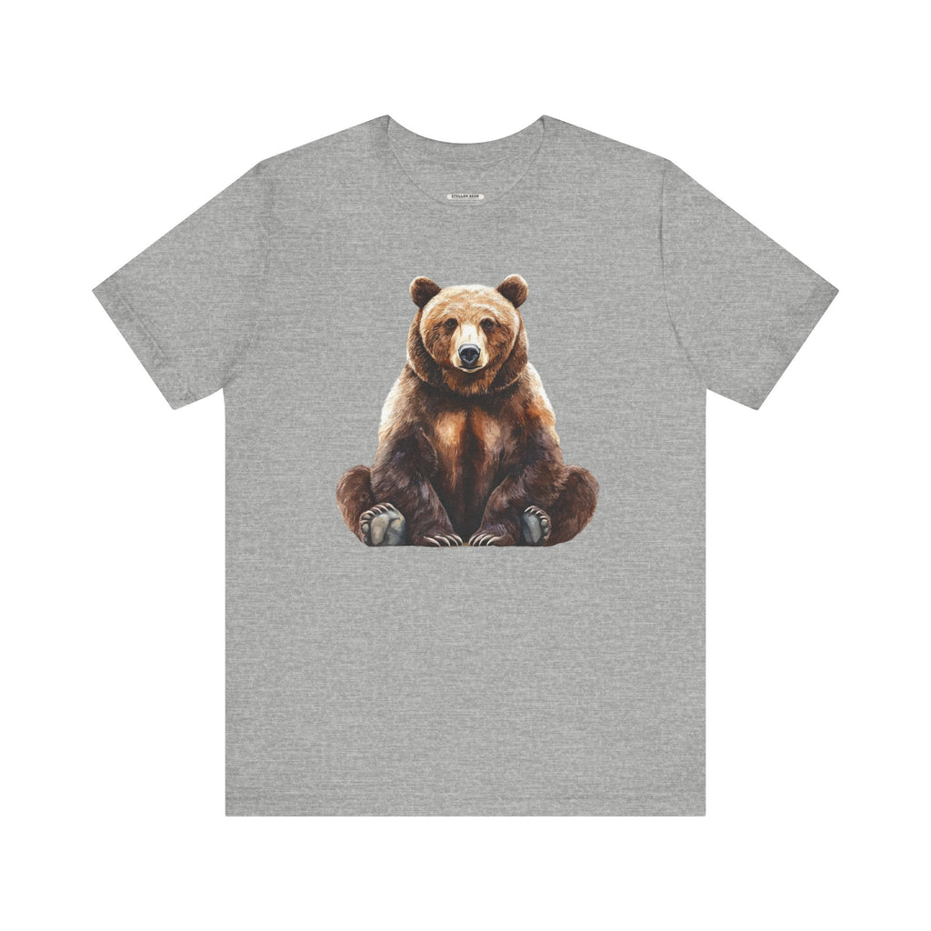 Grizzly Bear Sitting Graphic T-Shirt product image 9