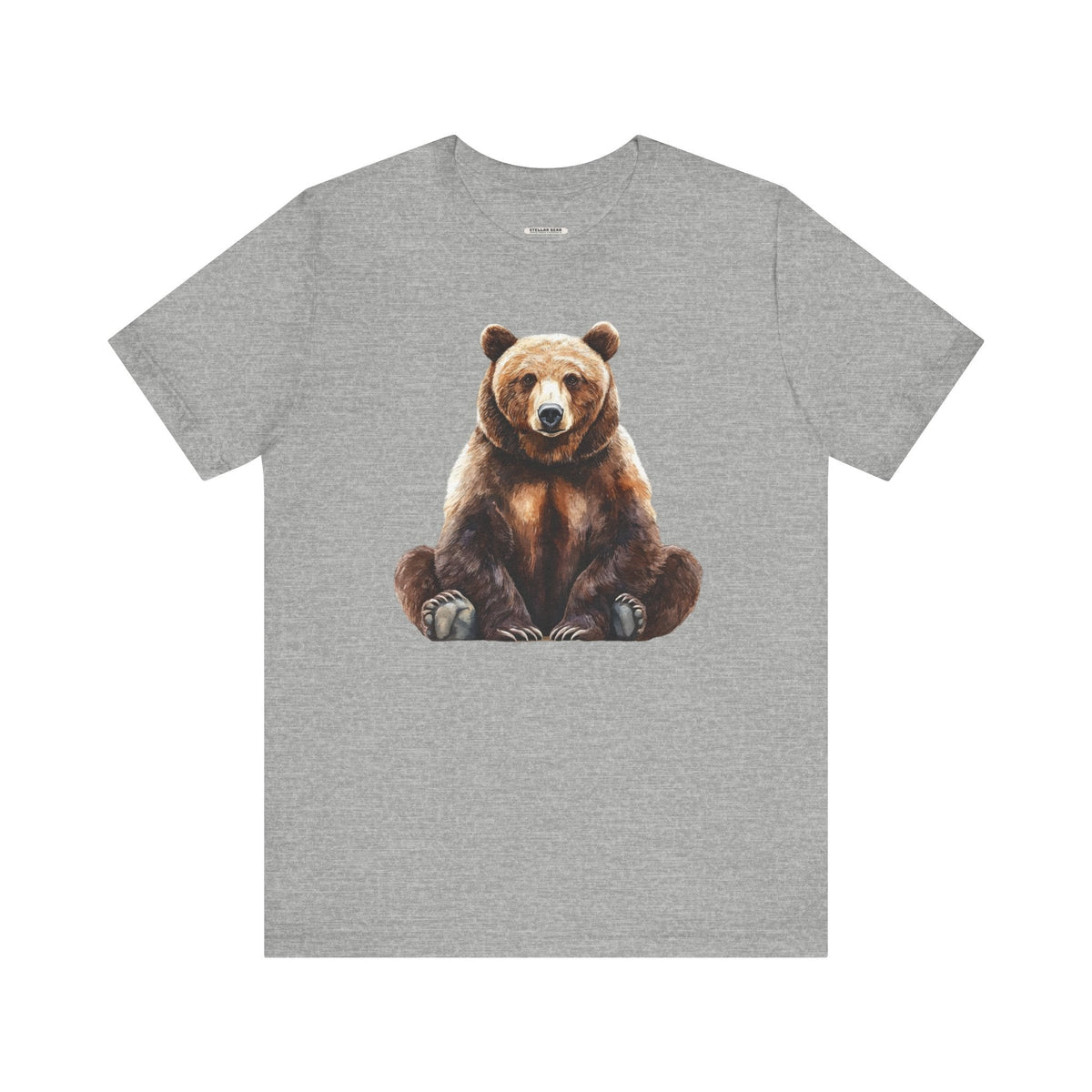 Grizzly Bear Sitting Graphic T-Shirt product image 9
