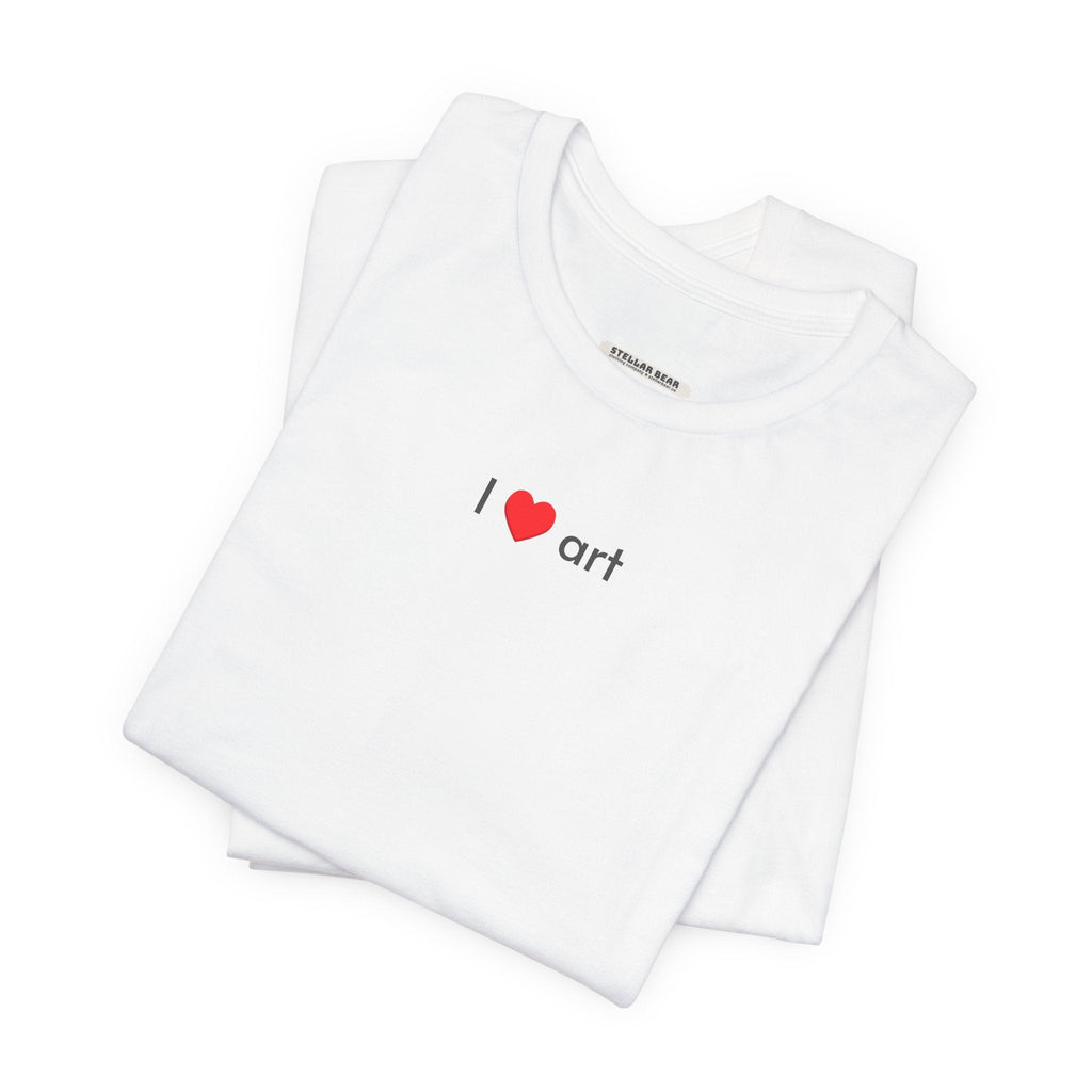 I Love Art Minimalist Style T-Shirt product image 7