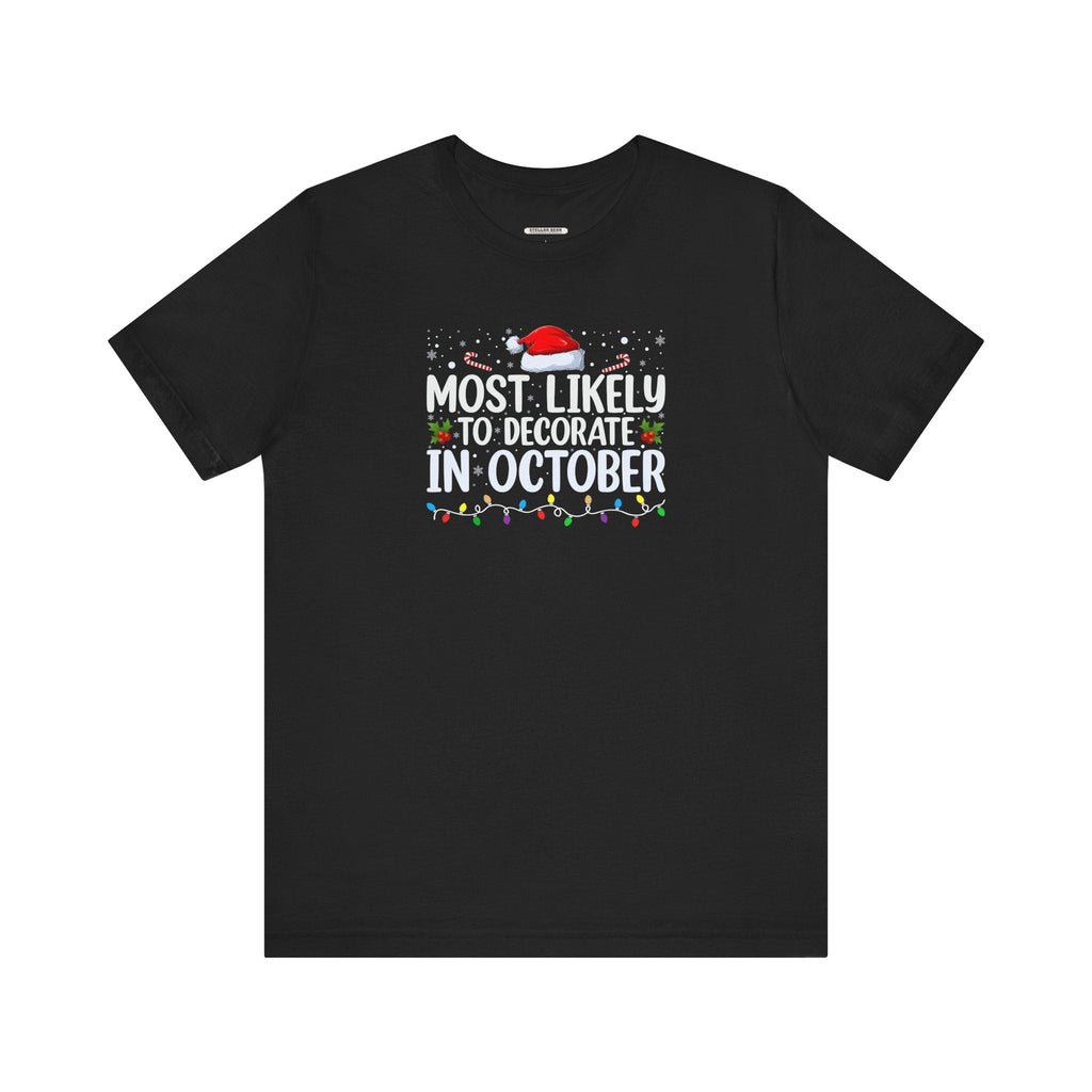 Most Likely to Decorate in October Graphic T-Shirt product image 11