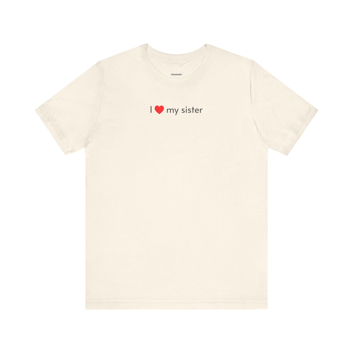 I Love My Sister Minimalist Style T-Shirt product image 8